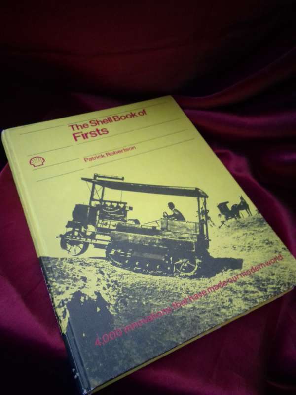1974 First Edition The Shell Book Of Firsts - Hardcover