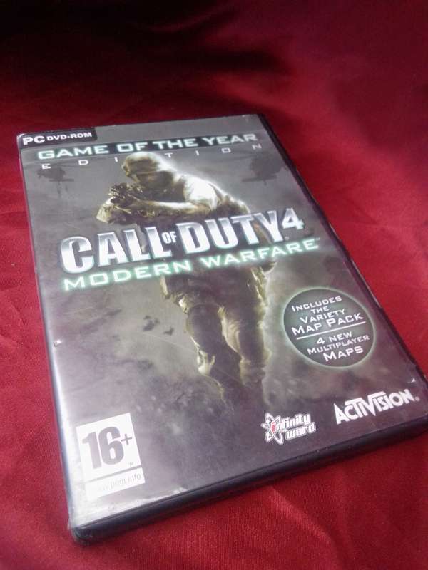 CALL OF DUTY 4 MODERN WARFARE GAME OF THE YEAR EDITION `PC`