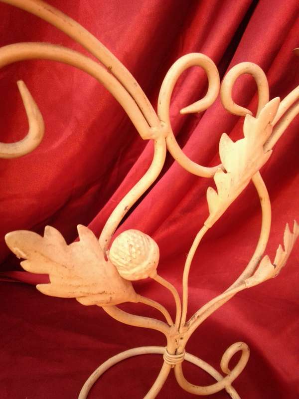 Vintage Cast Iron Candle Holder