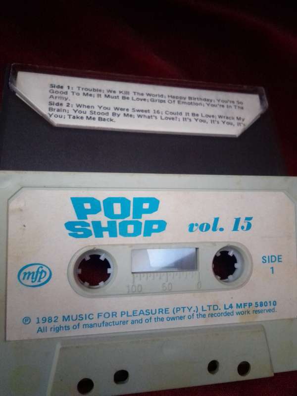 1982 POP SHOP VOL 15 CASSETTE