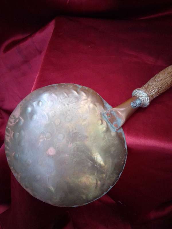 Early 1900`s Brass Coal Scoop