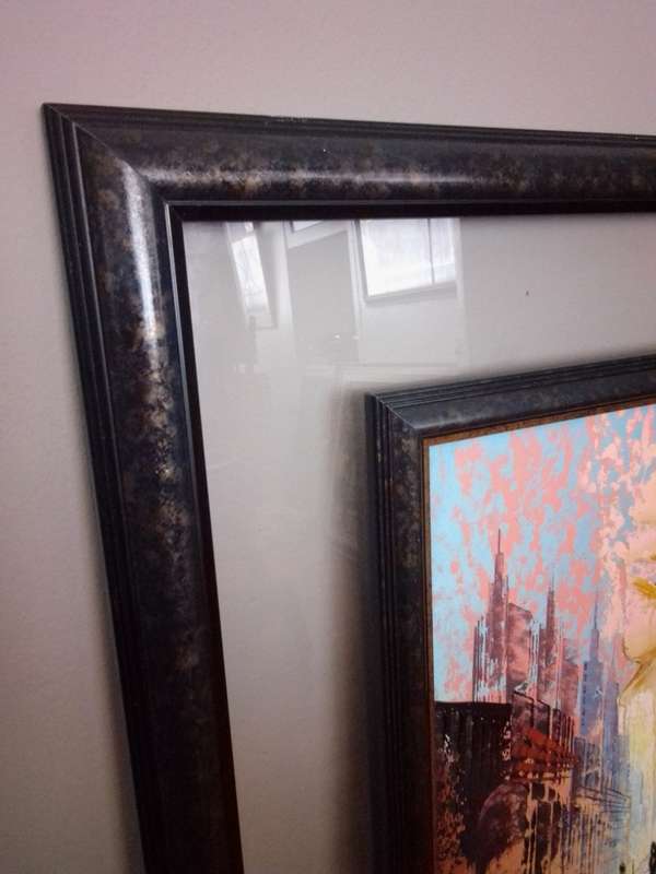 Famous SA Artist Pierre De Villiers (1921 - 2007) Oil on Board `Street Scene` Signed & Dated 1994
