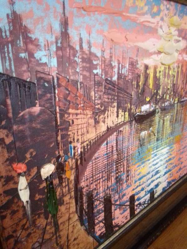 Famous SA Artist Pierre De Villiers (1921 - 2007) Oil on Board Signed & Dated 1994