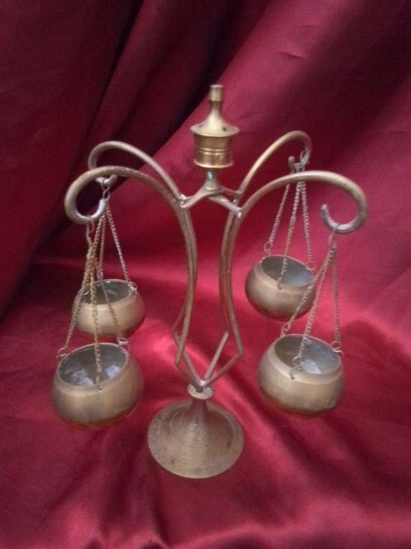 Early 1900`s Brass Condiment Holder