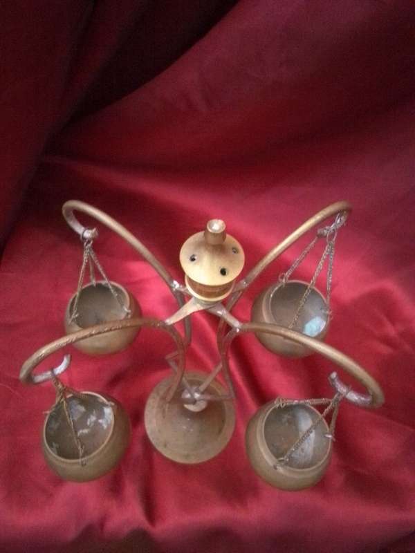 Early 1900`s Brass Condiment Holder