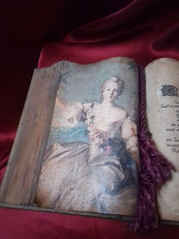 Vintage Lords Prayer (Afrikaans) Book Form Table Display