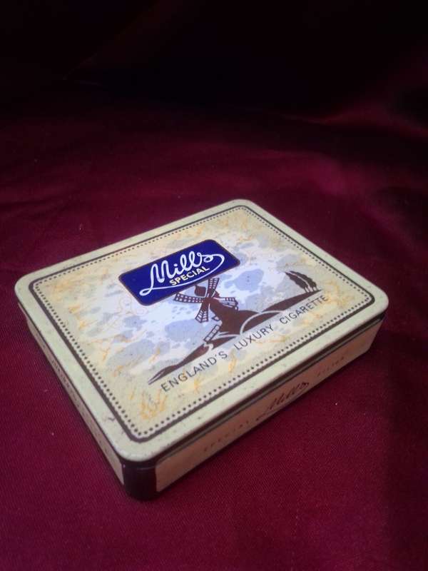 Vintage Mills Special Cigarette Tin