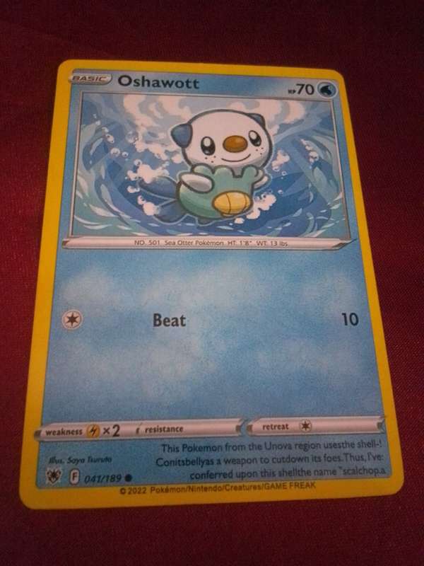 Pokemon Silver Tempest `Oshawott`