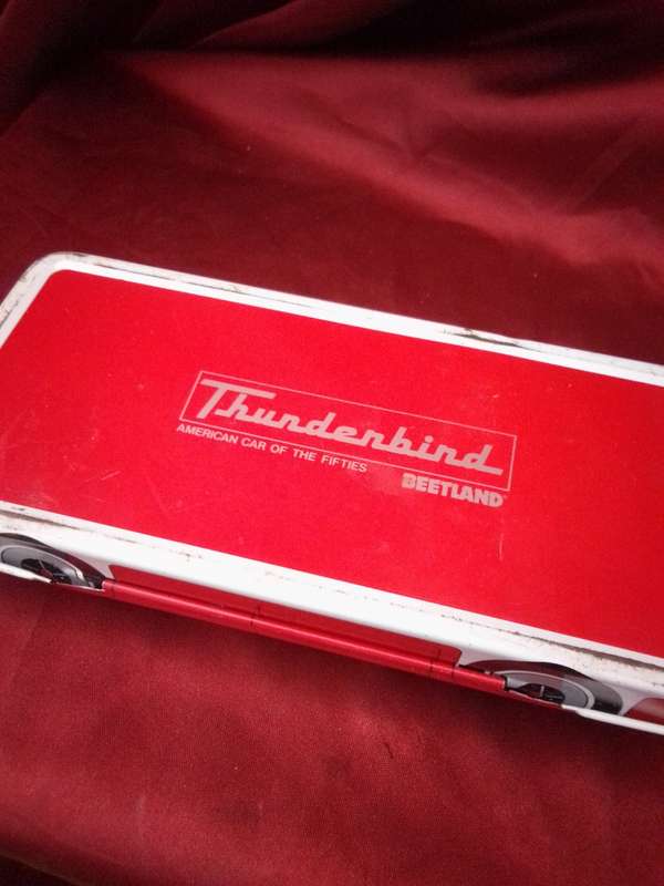 Retro Thunderbird Stationery Tin