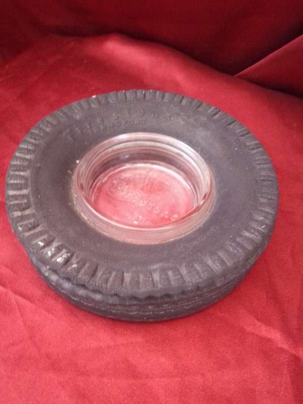 Vintage / Retro Firestone Tyre Ashtray