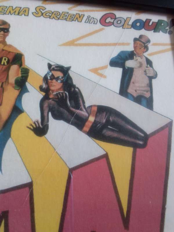 Original Block Framed Poster of the 1966 Theatrical Release of Batman