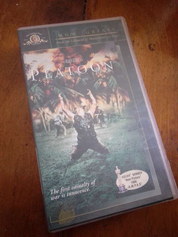 PLATOON VHS