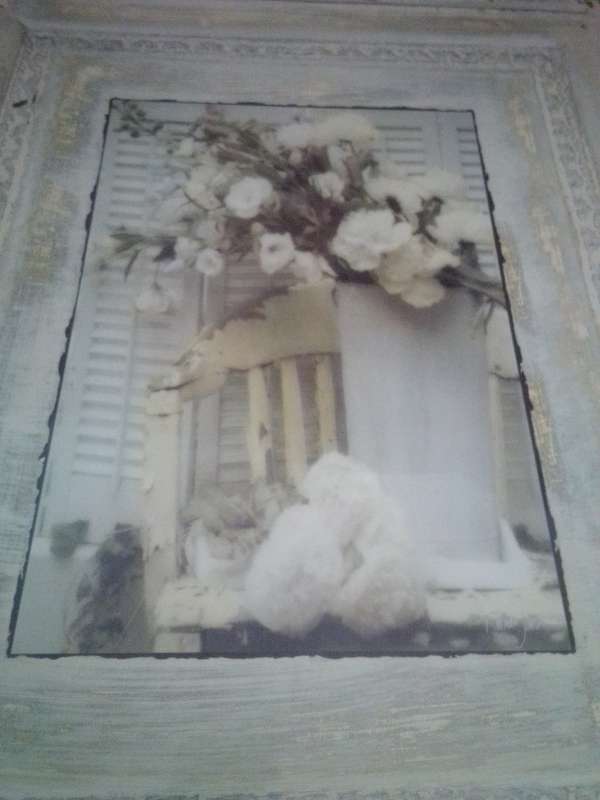Stunning Wood Framed Still Life Photo by Rhonda