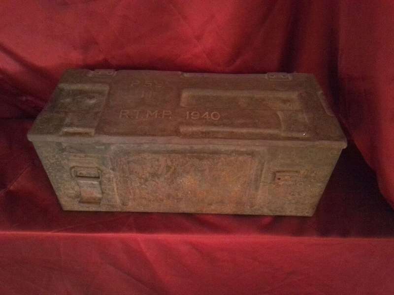 WWII P 59 II R.T.M.P 1940 Metal Ammo Box