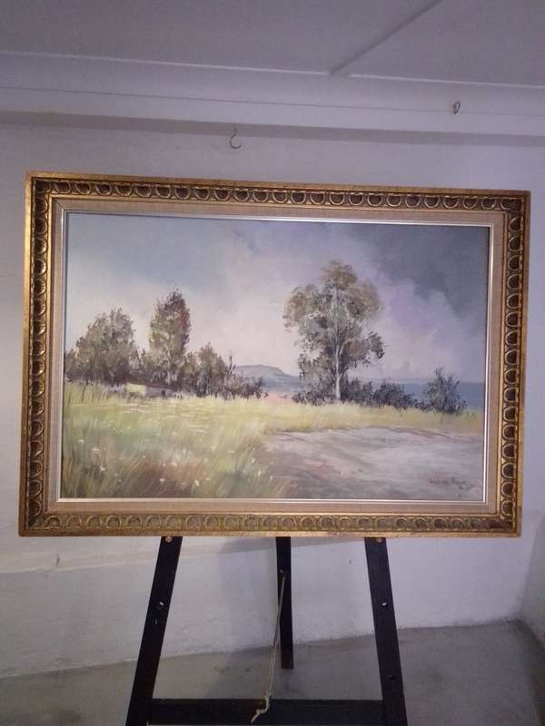 Wilhelm Ploner SA Artist (1941 -) Oil on Board `Landscape` Signed