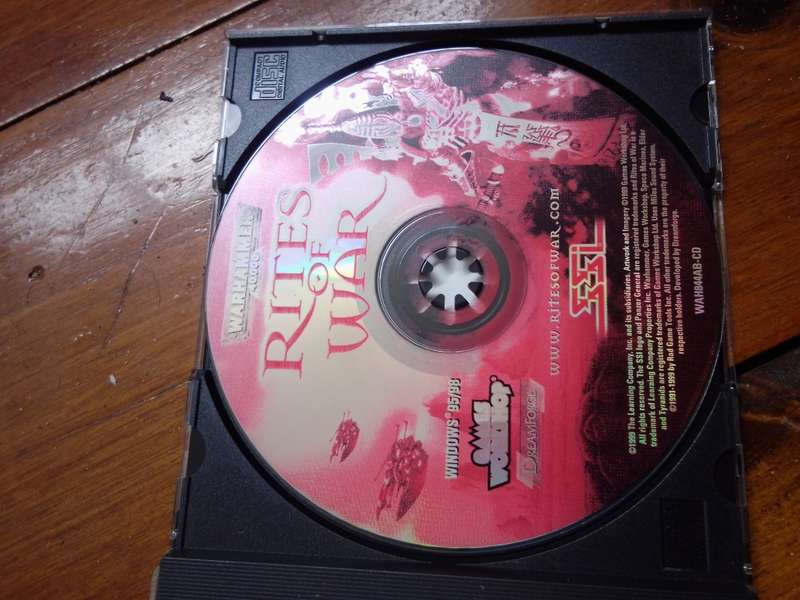 Retro 1999 Warhammer 40.000 Rites of War 'PC'