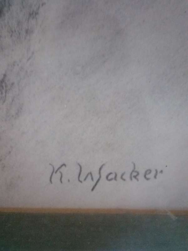 Popular SA Artist K Wacker 'Cheetah' Signed
