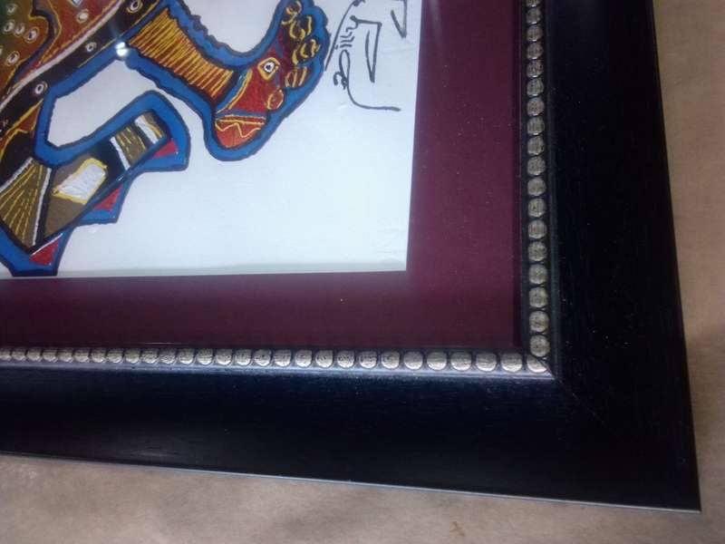 Famous SA Artist Billy Molokeng (1949 - ) Mixed Medium on Fabriano Cotton - Signed