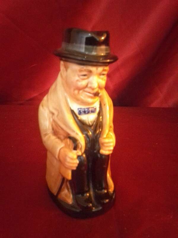 Vintage Royal Doulton Winston Churchill Toby Jug (Mint condition)