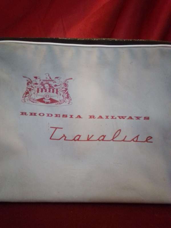 Vintage Rhodesia Railways Travel Bag