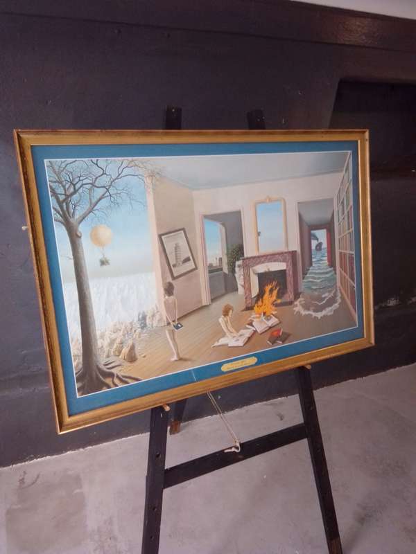 Dominique Appia (1926-2017) Original 1975 Licenced Print of Entre Les Trous De La Memoire