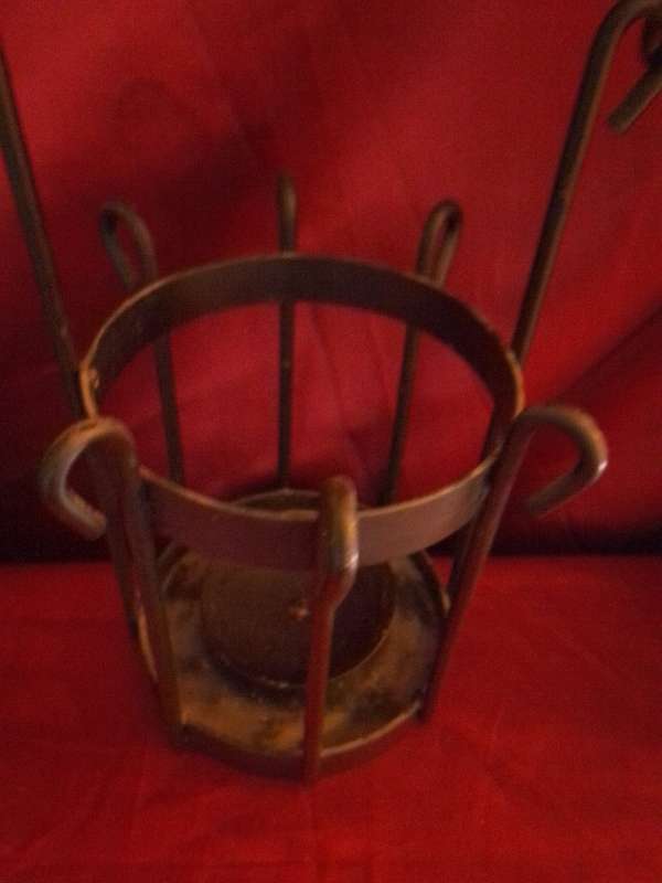 Wraught Iron Candle Holder