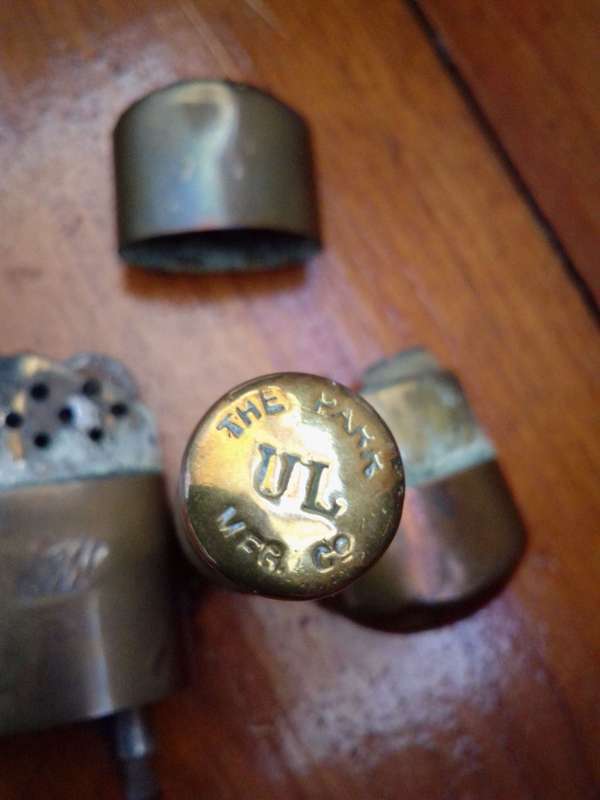 2 x Rare (1914-1918) WW1 British Brass Trench Petrol Lighters