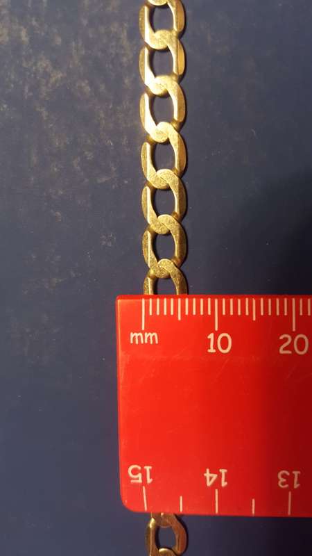 9ct Gold Men's Necklace (60cm x 0,6 cm) thick and heavy