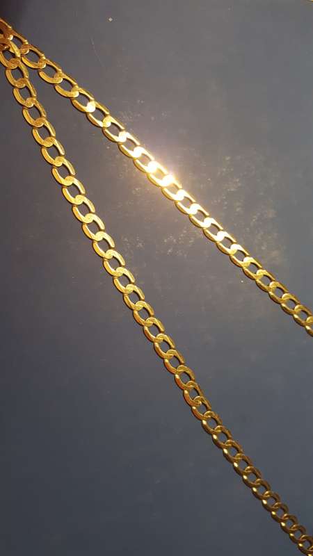 9ct Gold Men's Necklace (60cm x 0,6 cm) thick and heavy