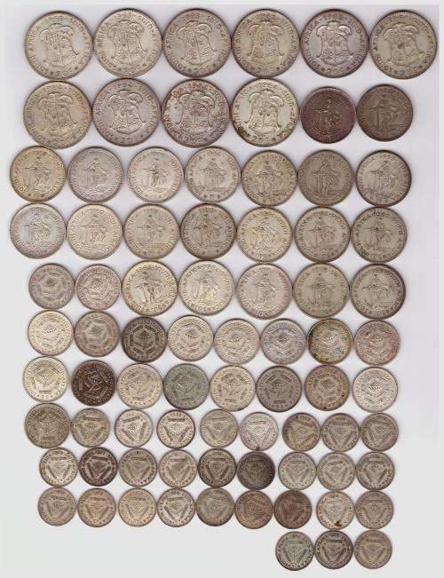 HUGE SAU 50% COIN LOT (556 g Pure Silver)