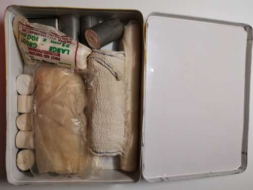 Vintage RSA AA tin First Aid kit