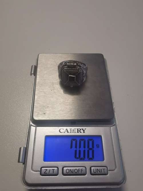 .925 Sterling silver Poison ring