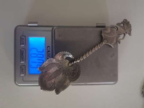 0.800 Silver Indonesian Shadow Puppet Forks