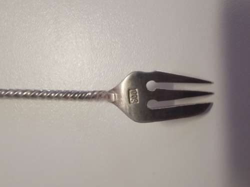 0.800 Silver Indonesian Shadow Puppet Forks