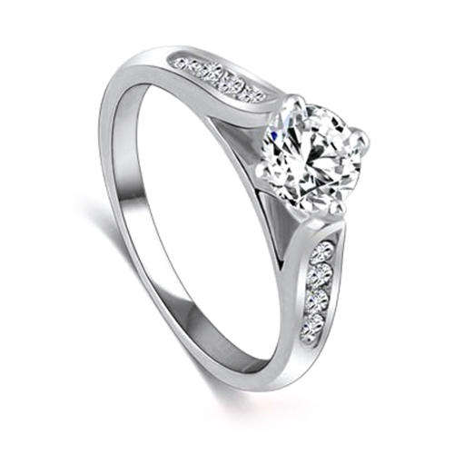BRILLIANT LADIES ZIRCONIA RING SIZE 18