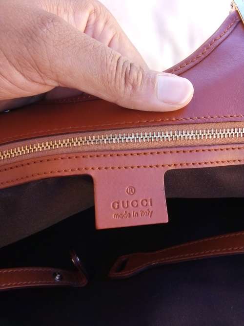 Gucci Calfskin Horsebit Embossed Large Shoulder Bag