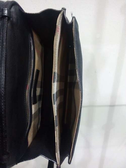 Burberry Grainy Nubuck Leather Macken Crossbody Bag