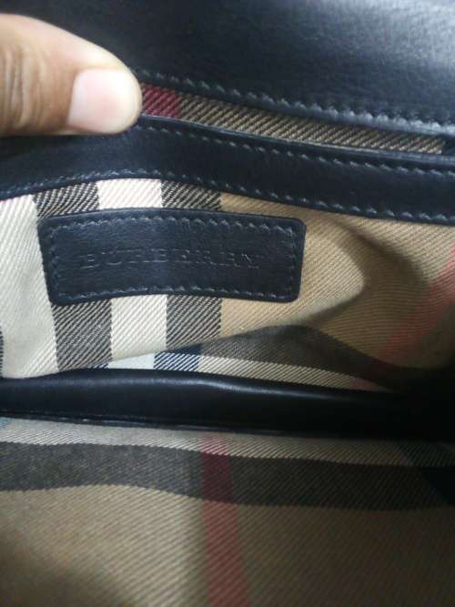 Burberry Grainy Nubuck Leather Macken Crossbody Bag