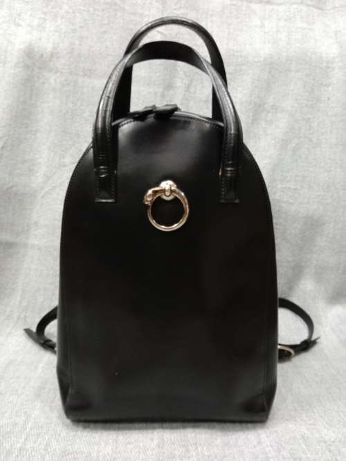 Cartier Panthère Black Calfskin Leather Backpack