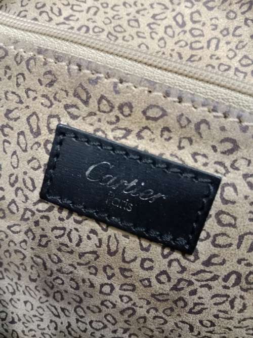 Cartier Panthère Black Calfskin Leather Backpack