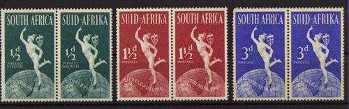 Union SACC 127-129 (75th Anniv of Universal Postal union) MNH (See Notes)