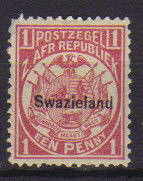 Swaziland SACC 2 (Stamps of TVL overprinted) MM