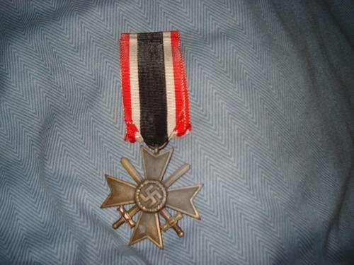WW2 German merit cross with swords