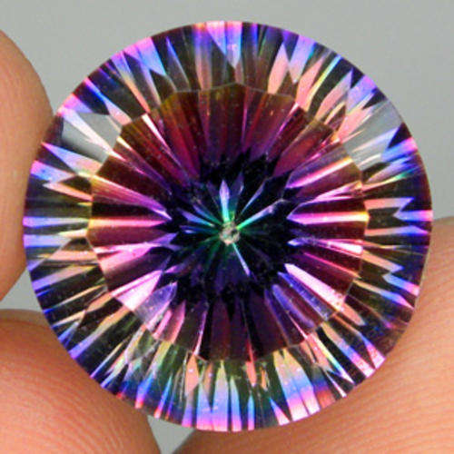 13.60 CT BRILLIANT CUT MYSTIC TOPAZ.