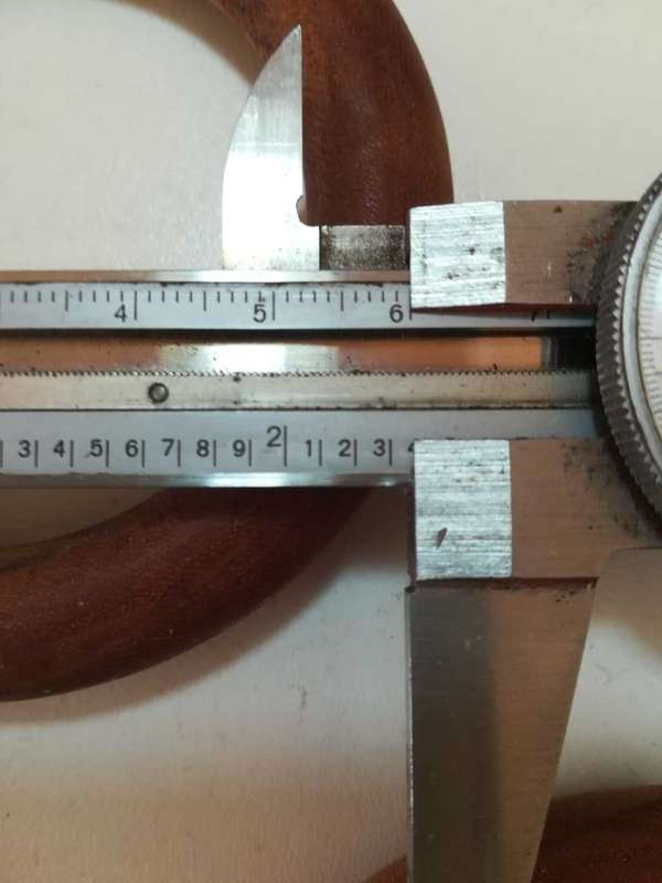 35 Vintage Wooden Curtain Rings 35mm