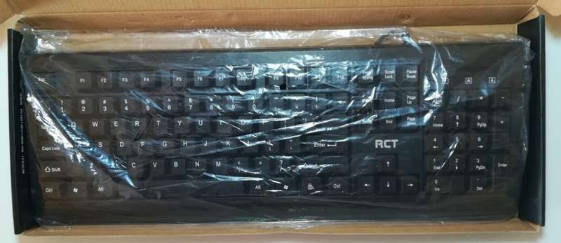 USB Keyboard RCT 104 key k19 Black