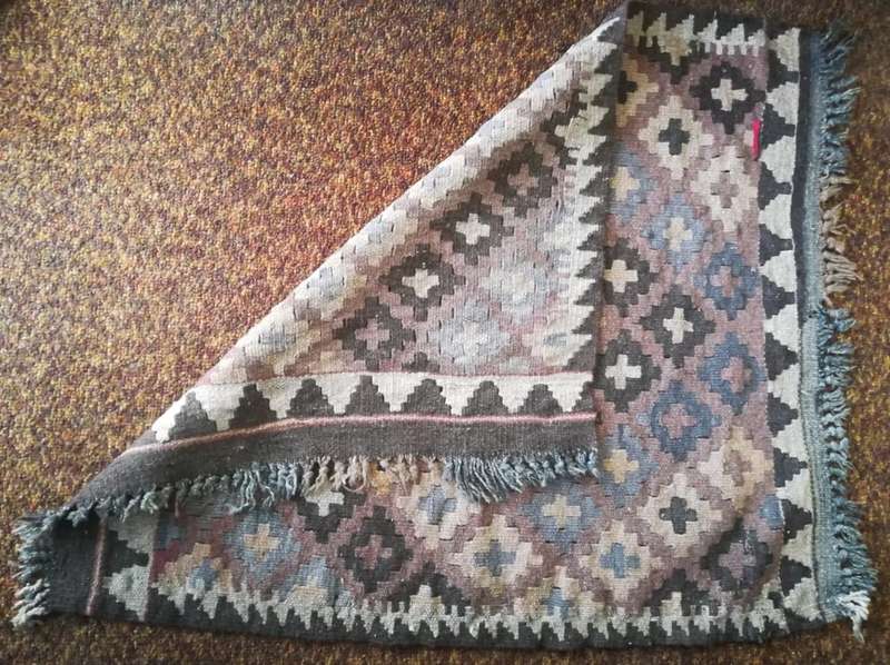 Rare Vintage Turkish Kelim - Wool Scatter Rug