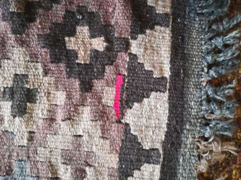 Rare Vintage Turkish Kelim - Wool Scatter Rug