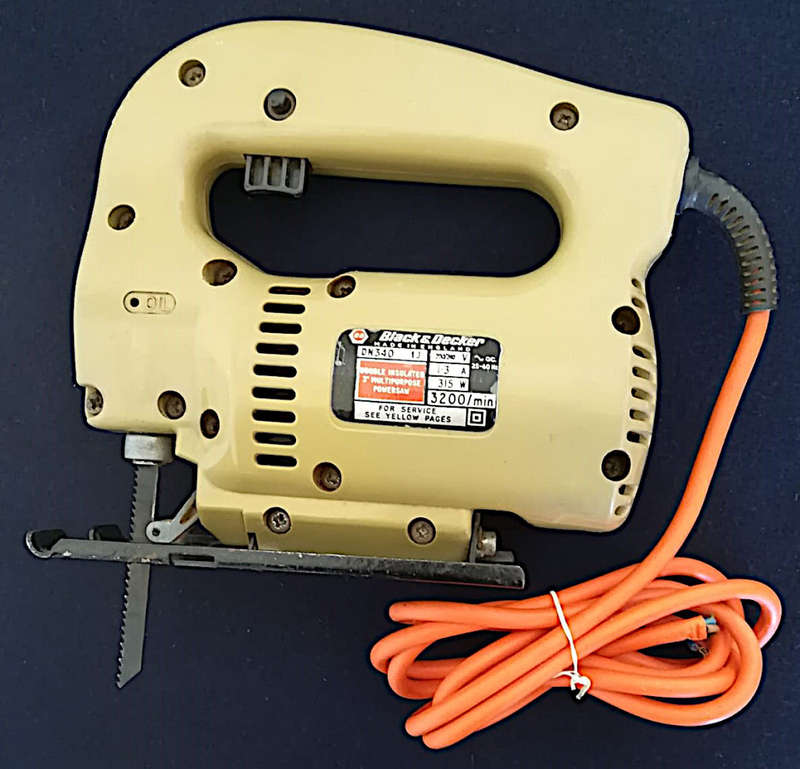 Sturdy Vintage Black & Decker Industrial Jigsaw