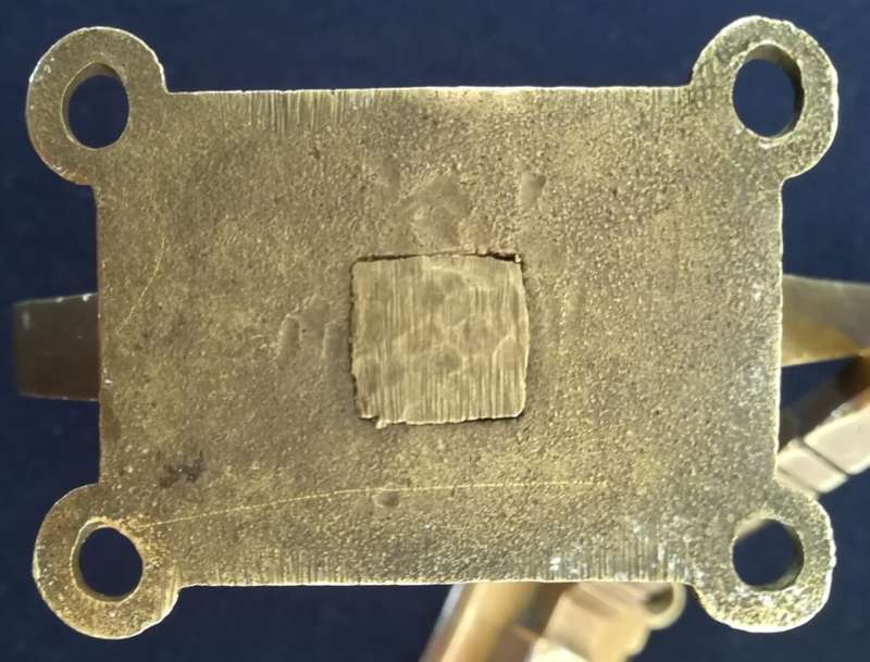 3 Large Brass Antique Vienna Secession Coat Hooks c.1897 - 1914